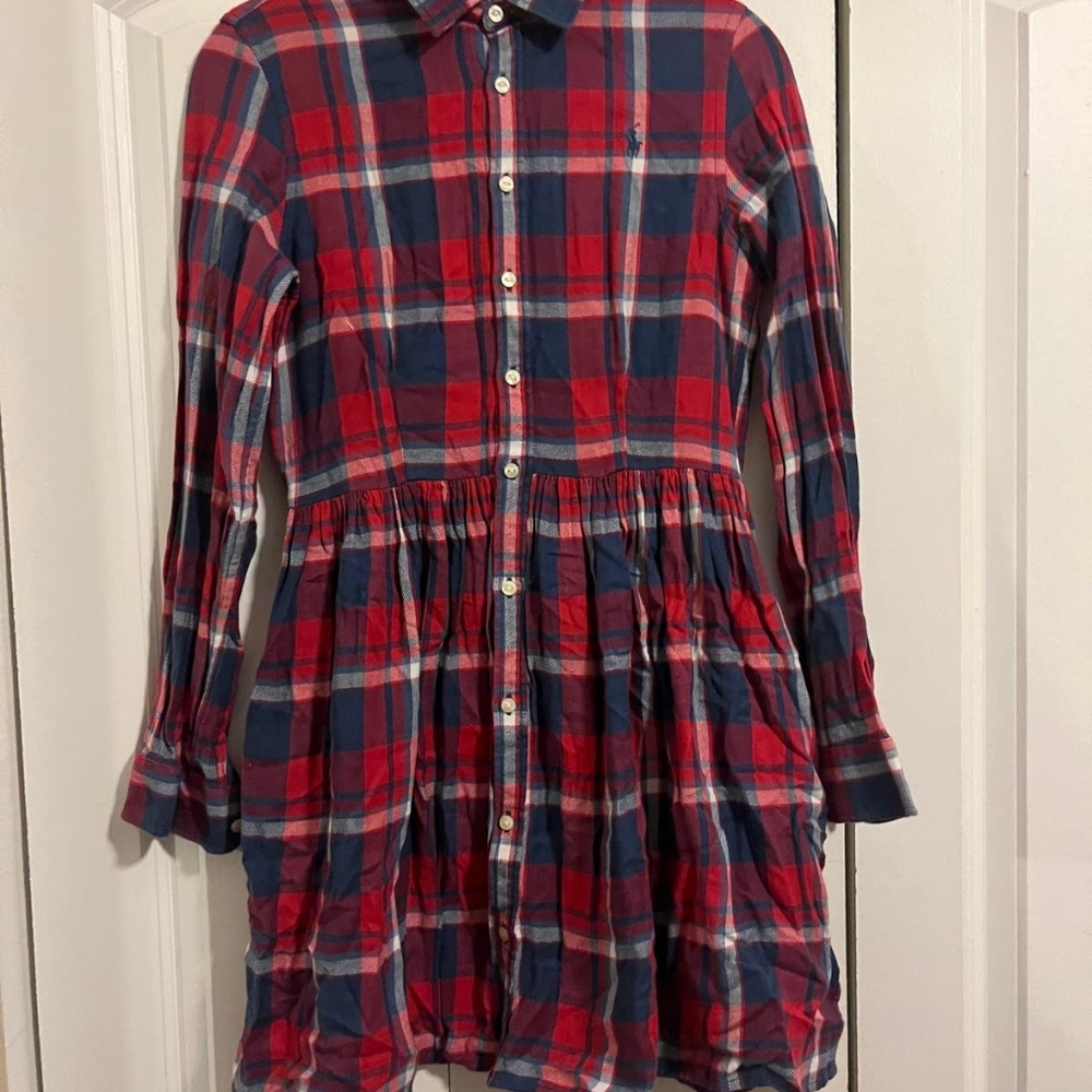 POLO BY RALPH LAUREN PLAID DRESS